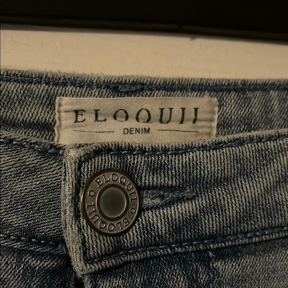 Eloquii Blue Classic Denim Jeans with Twill Weave